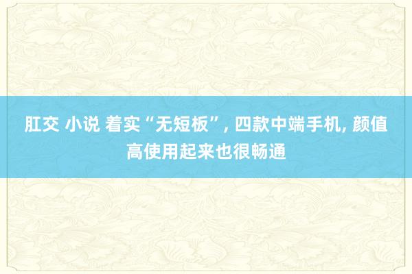 肛交 小说 着实“无短板”， 四款中端手机， 颜值高使用起来也很畅通