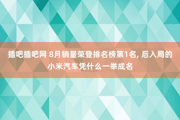 插吧插吧网 8月销量荣登排名榜第1名， 后入局的小米汽车凭什么一举成名