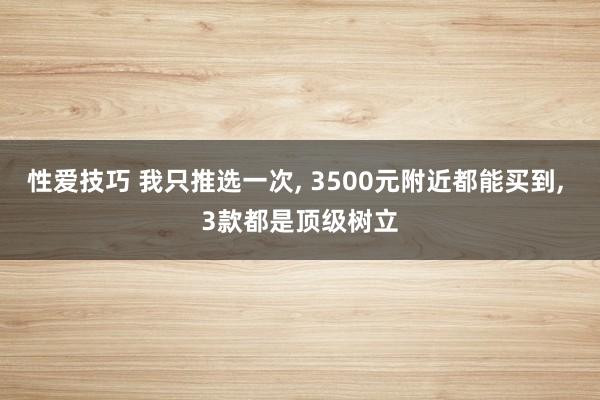 性爱技巧 我只推选一次， 3500元附近都能买到， 3款都是顶级树立