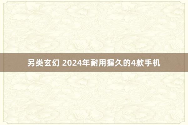 另类玄幻 2024年耐用握久的4款手机