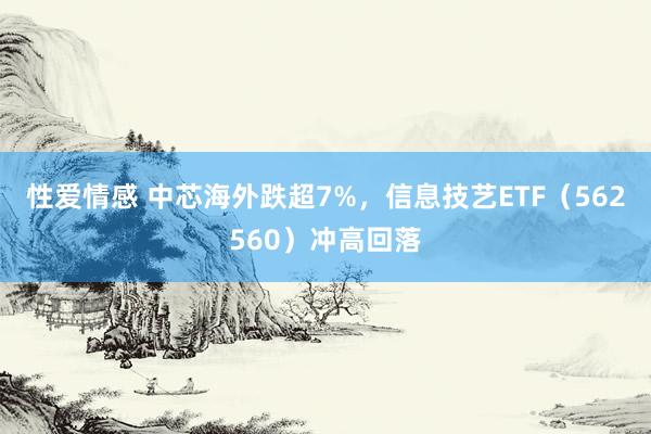 性爱情感 中芯海外跌超7%，信息技艺ETF（562560）冲高回落