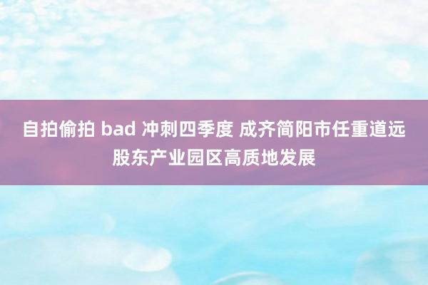 自拍偷拍 bad 冲刺四季度 成齐简阳市任重道远股东产业园区高质地发展