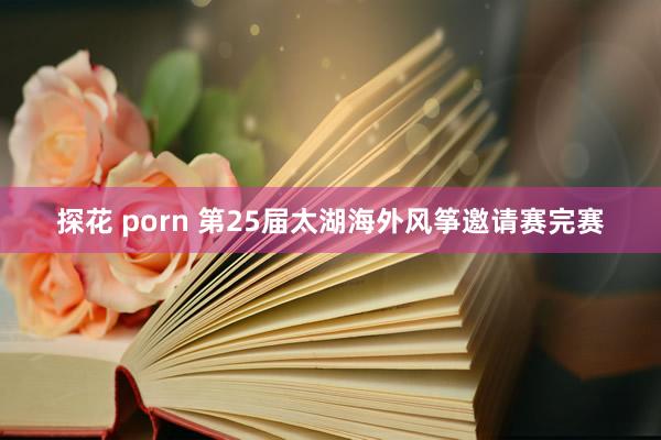 探花 porn 第25届太湖海外风筝邀请赛完赛