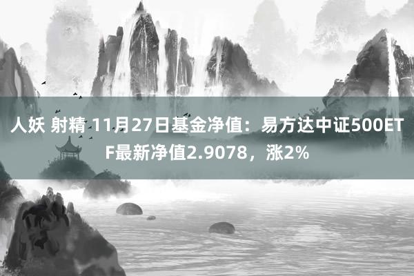 人妖 射精 11月27日基金净值：易方达中证500ETF最新净值2.9078，涨2%