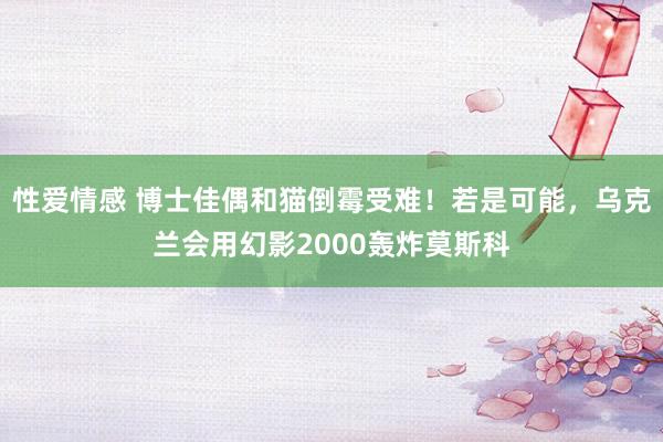 性爱情感 博士佳偶和猫倒霉受难！若是可能，乌克兰会用幻影2000轰炸莫斯科